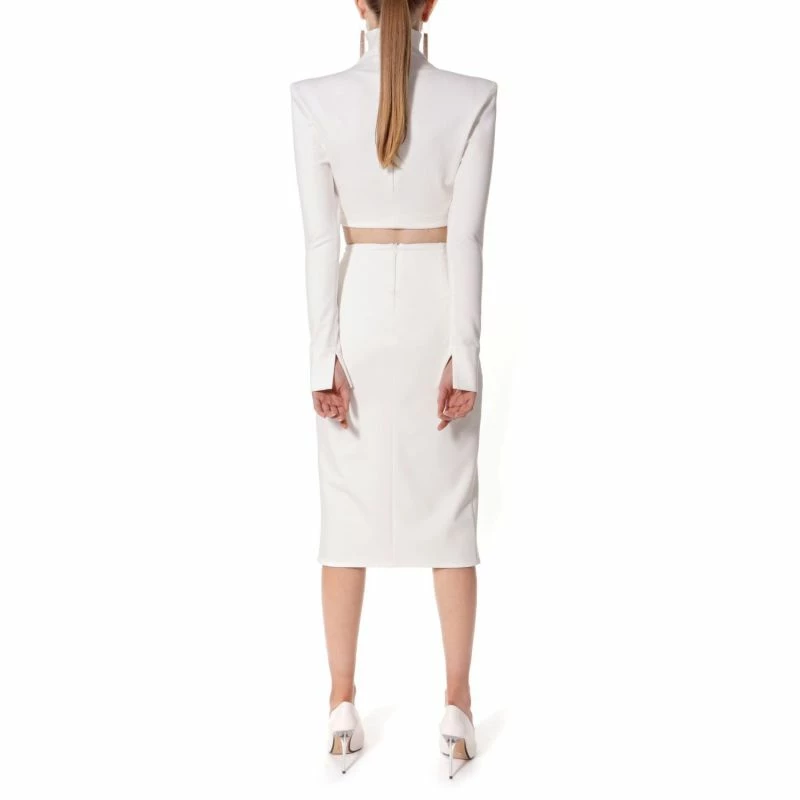 Buy 🥰 Salma Ecru White 👗 Skirt By Aggi 😍 6 Buy 🥰 Salma Ecru White 👗 Skirt By Aggi 😍 - Image 4