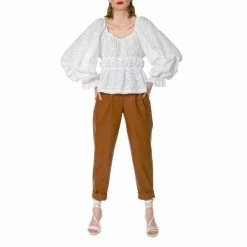 Cheap 💯 Anita Origami White Blouse By Aggi 🥰 -Cheap Aggi Store xycsyqooefawe27brdfw