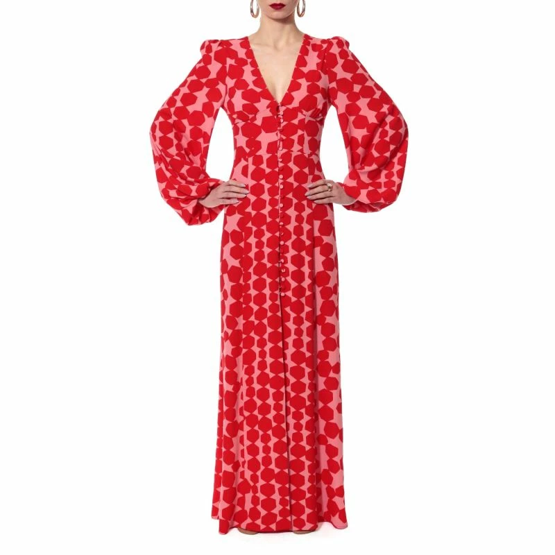 Outlet ๐ Imani Poppy Red ๐ Dress By Aggi ๐ 4 Outlet ๐ Imani Poppy Red ๐ Dress By Aggi ๐ - Image 2